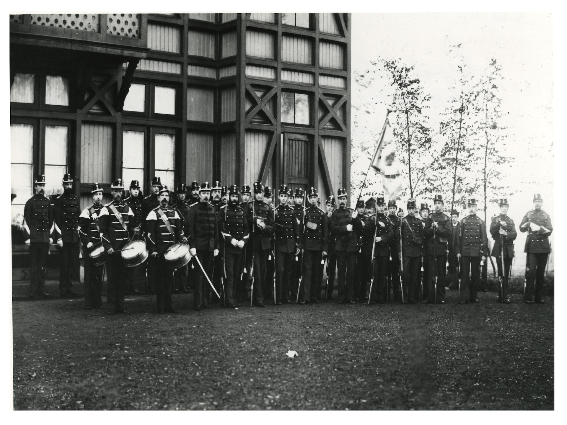 1871 Nationale schietwedstrijd van het Korps Koninklijke Scherpschutters (Stadsarchief Rotterdam)